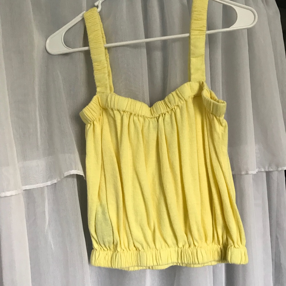 Yellow Terry Cloth Tank